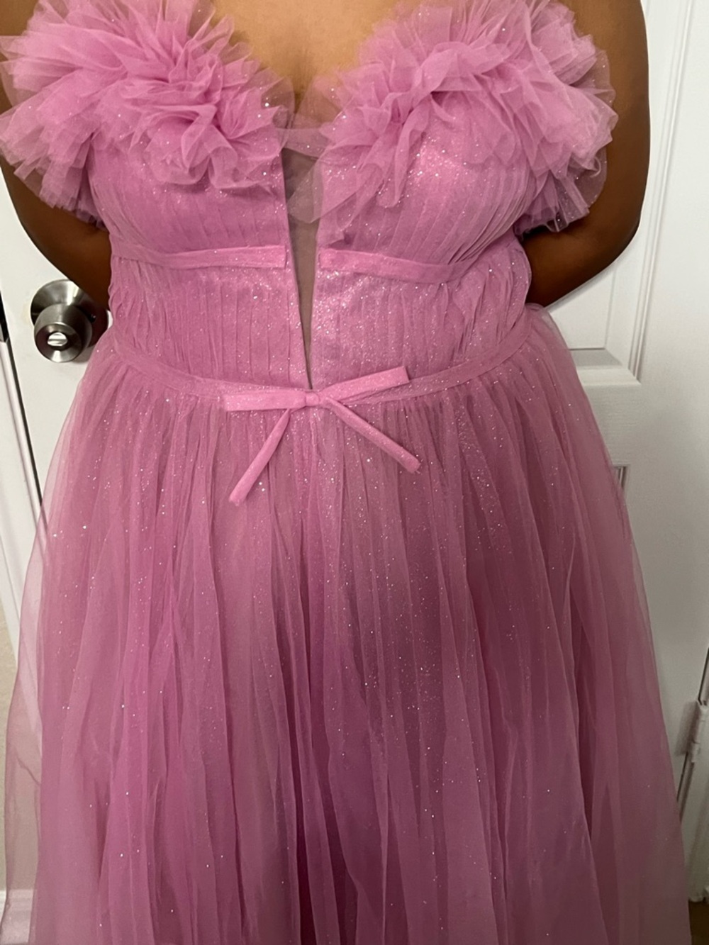 Mac Duggal Pink Ombré Barbie Princess Prom Dress 14 - Picture 7 of 10